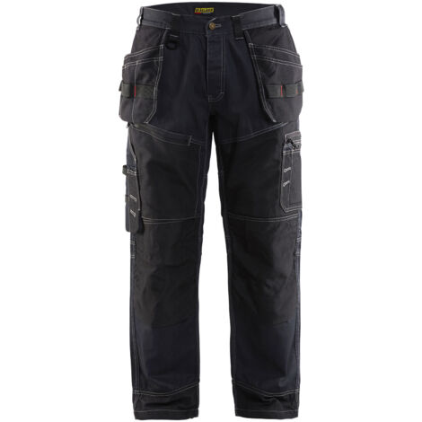 Pantalon de travail Cordura® DENIM X1500 - Marine/Noir 4XL - FR(58) - SE(C64) - Courtes