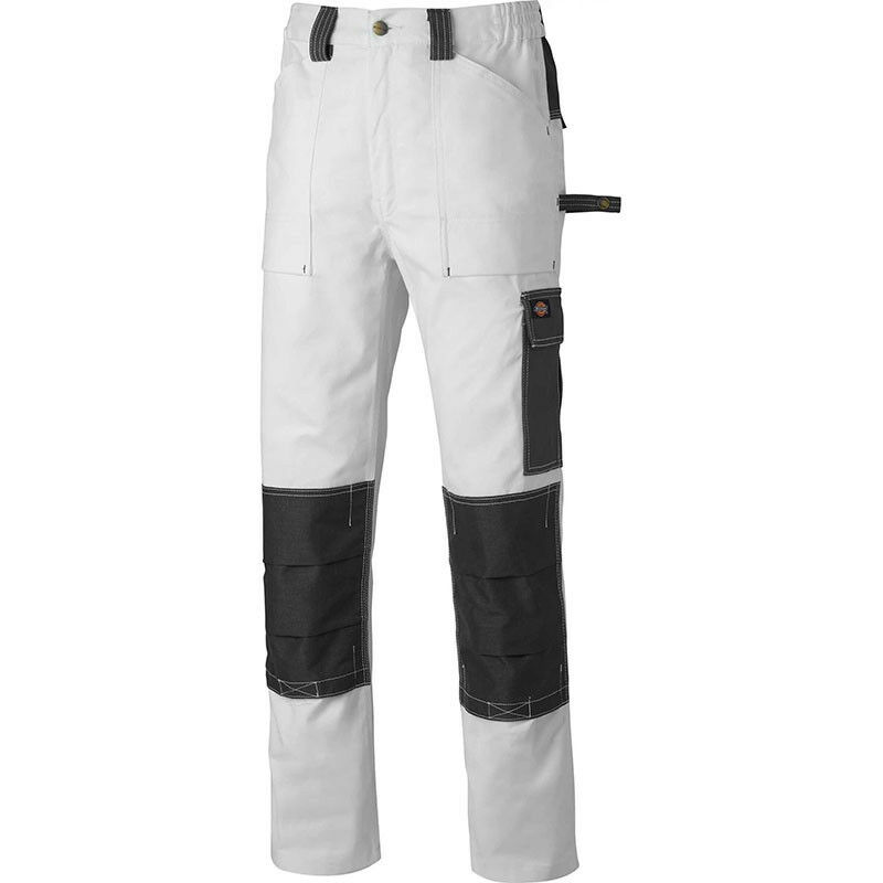 Pantalon de travail coton gdt 290 Dickies WD4930 - Déstockage - Blanc - 50 - Jambes standards - Blanc