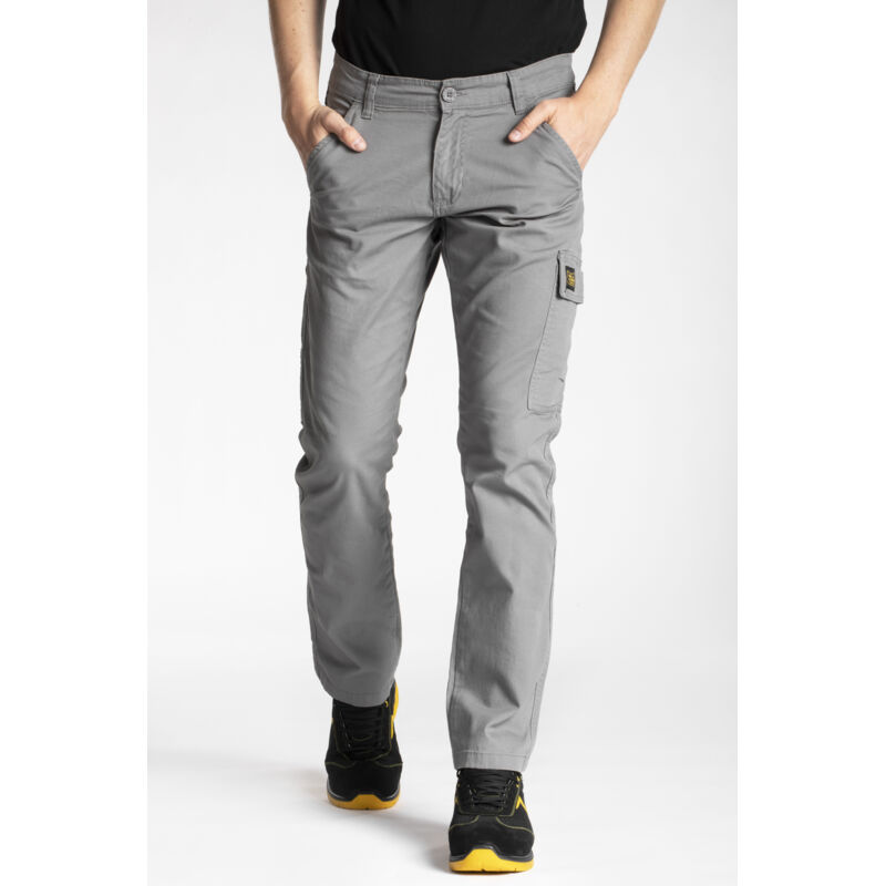 Pantalon de travail coupe charpentier stretch CARP - GRIS, 52