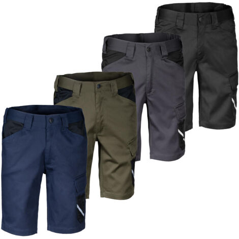 Pantalon de travail court Cofra Basilcas – Taille S – Tissu 65% polyester/32% coton – Hypoallergénique et antibactérien – Poches fonctionnelles