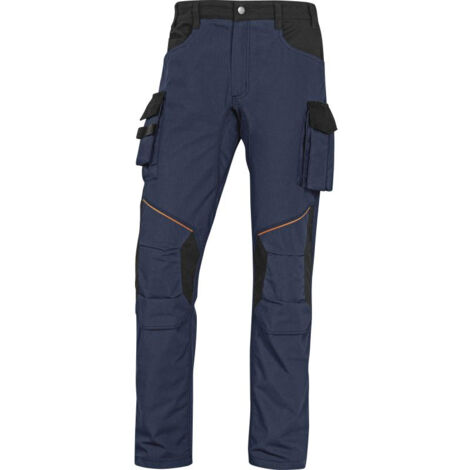Pantalon de travail Delta Plus MACH CORPORATE, M, M Unisexe, Bleu marine - Noir ( Prix pour 1 )