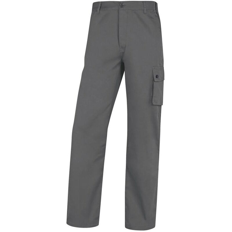 Pantalon de travail Delta Plus palaos coton gris - PALIGPAGR0 34/36 (s) - Gris/Orange