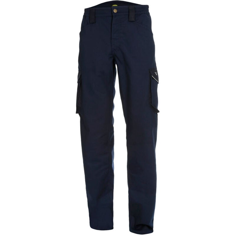 Diadora - pantalon de travail cargo bleu staff poly - 160301600620 l - Bleu