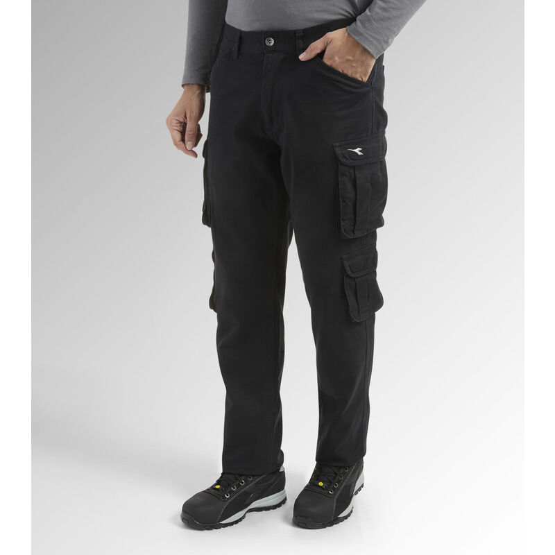 Diadora - Pantalon de travail wayet cargo - Noir xl - fr (46/48)