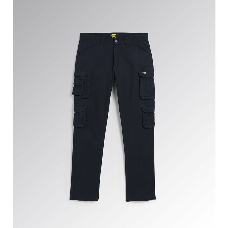 Pantalon de travail Diadora multipoches élastique bleu wayet ii - 16029860052 s