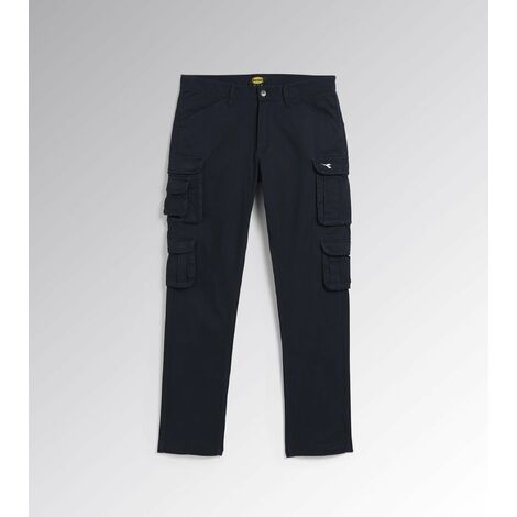 PANTALON DE TRAVAIL DIADORA MULTIPOCHES ÉLASTIQUE BLEU WAYET II - 16029860052   M
