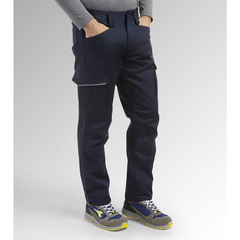 Pantalon de travail stretch staff cargo - Bleu Marine m - fr (40/42)