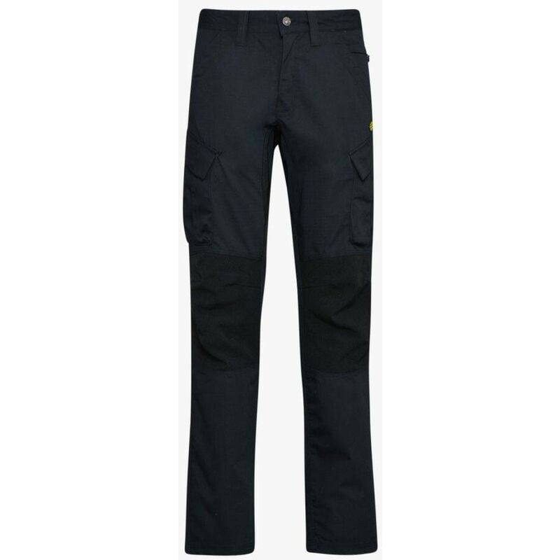 diadora - pantalon de travail riptop cargo noir 3xl - noir