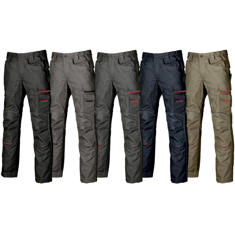 U-power - Pantalon de travail u Power Free - 48 (eu) - Gris foncé