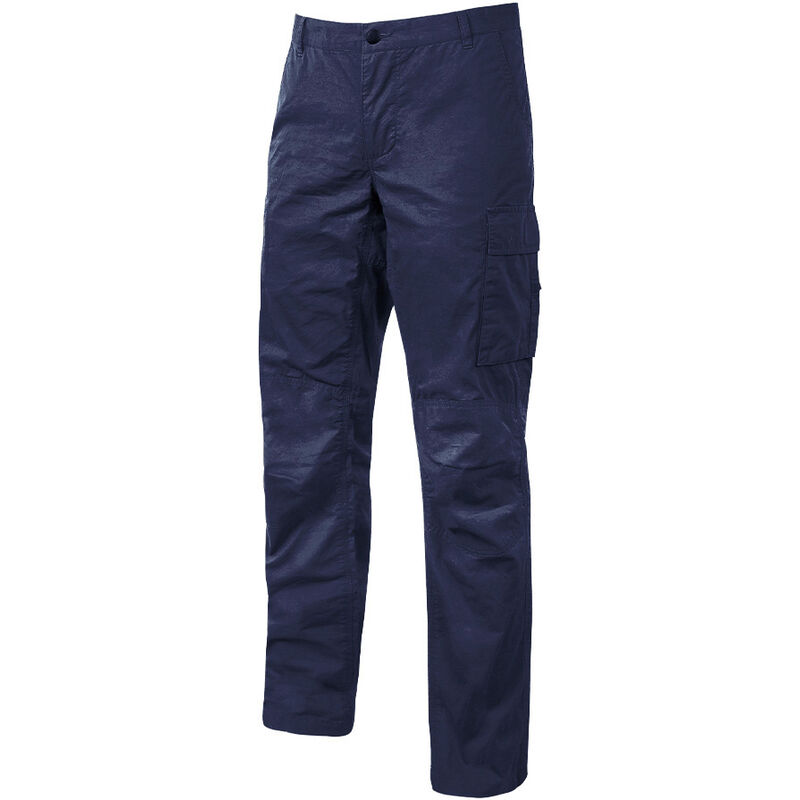 Pantalon de travail en toile de coton elastiquée baltic - Bleu 3XL - fr (52/54) - eu (58/60)