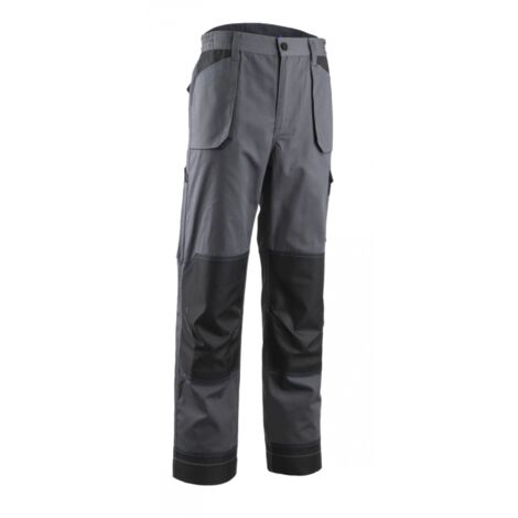 Pantalon de travail ESCALA Multipoche - Gris/Acier - CoverGuard  4XL