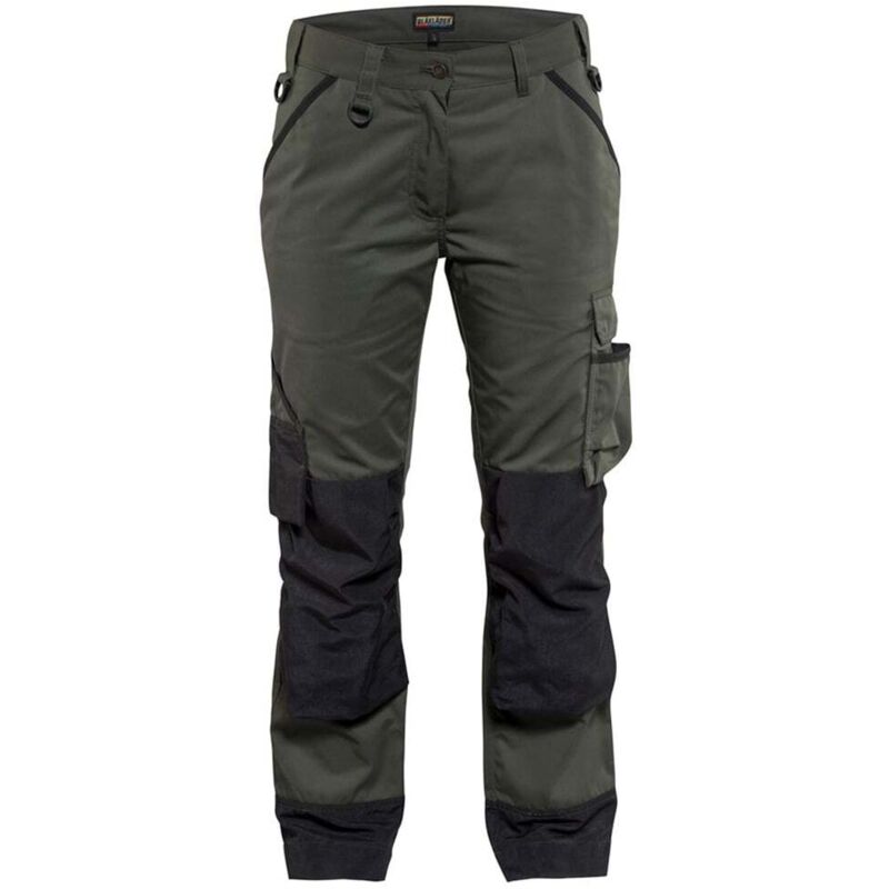 Blaklader - Pantalon paysagiste femme 7154 - Vert foncé - 46 - Jambes standards