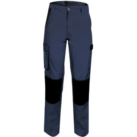 Pantalon de Travail Femme Bleu Marine - Fashion Sécurité - Résistant, Confortable et Tendance - Bricolage et Jardinage - 40
