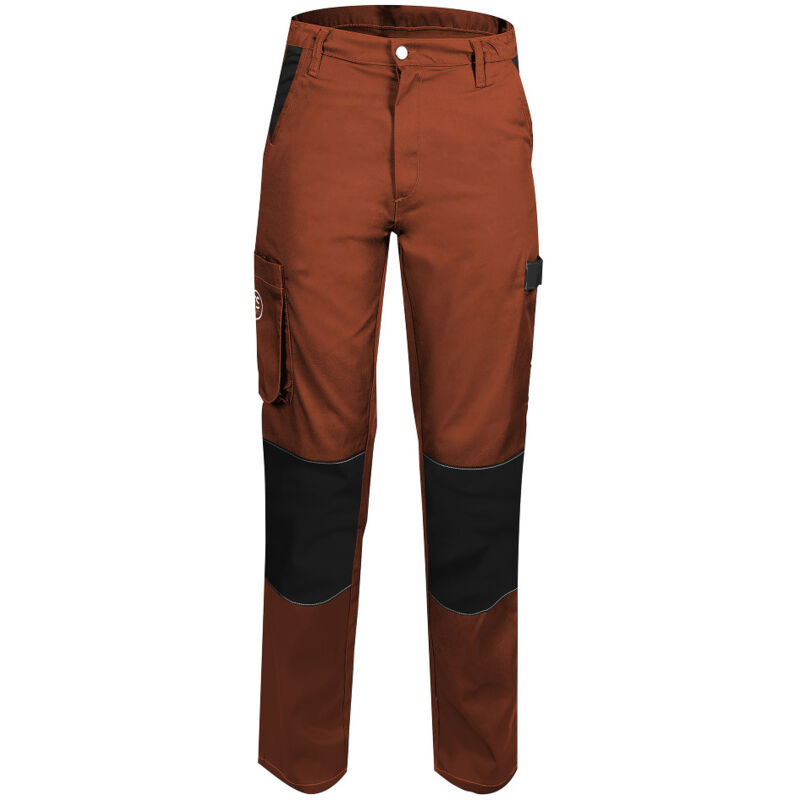 Pantalon de Travail Femme Terracotta - Fashion Sécurité - Résistant, Confortable et Tendance - Bricolage et Jardinage - 40