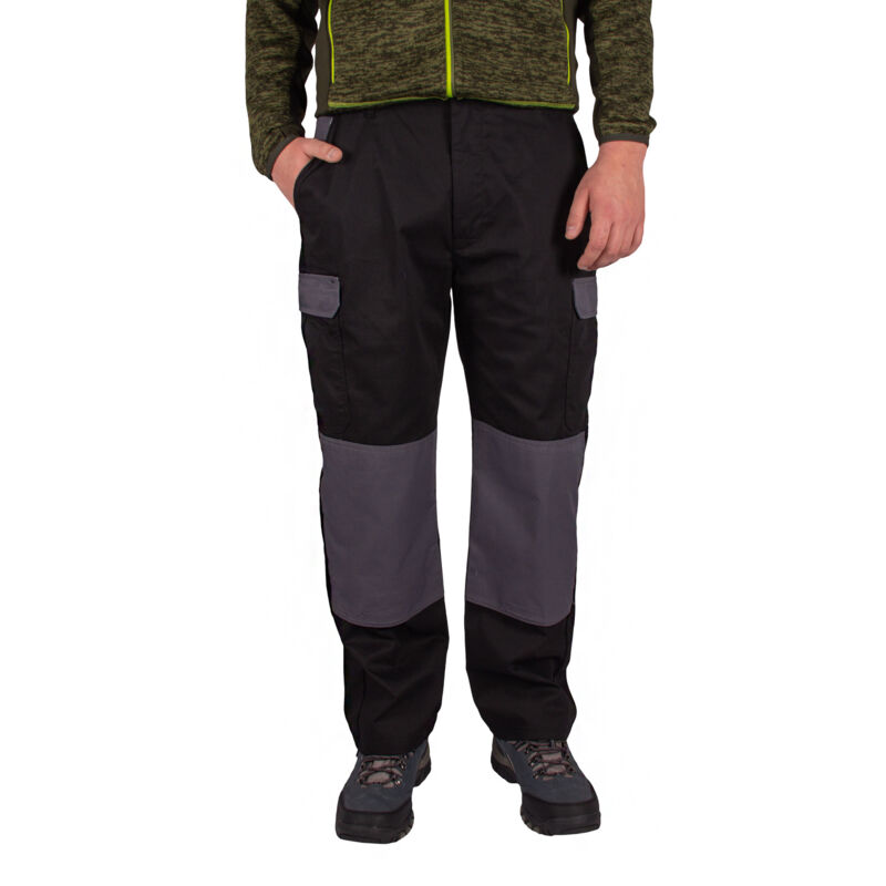 Pantalon de travail FIRI pour homme, long, taille 44, noir/gris