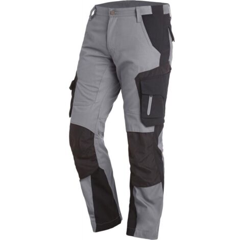 Pantalon de travail Florian Taille 50, gris/noir