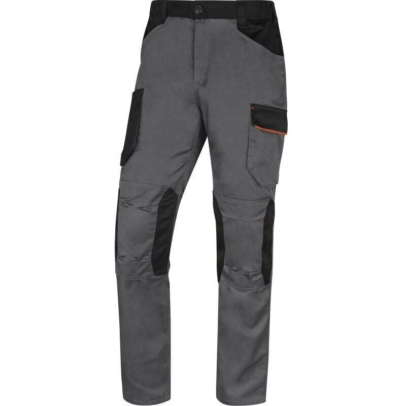 Pantalon de travail mach 2 gris, orange en polyester / coton - doublure flanelle Delta Plus M2PW3GO 46/48 (xl)