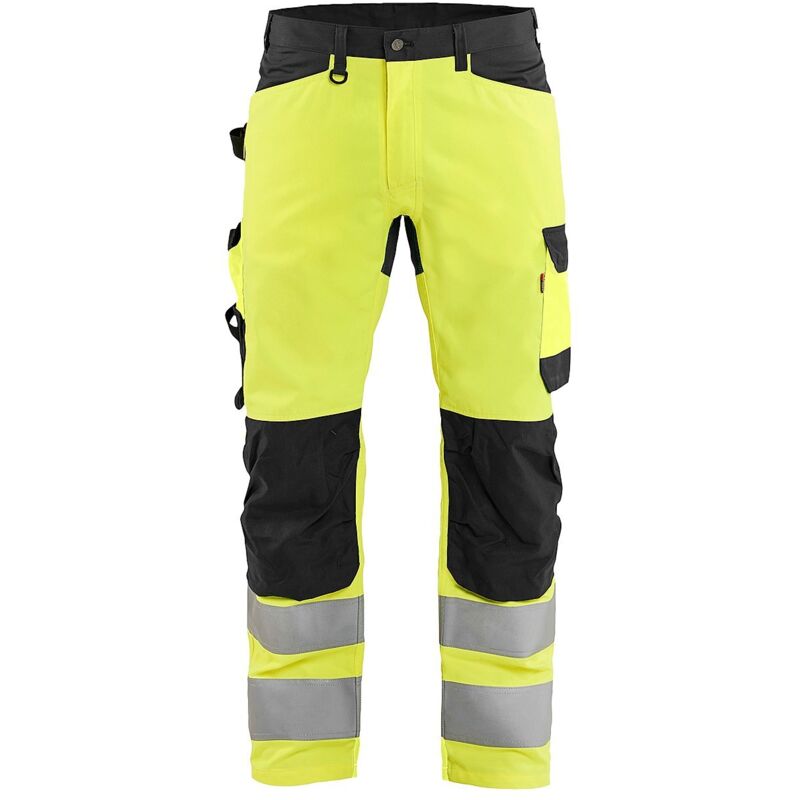 Pantalon de travail haute-visibilité 1703 Jaune fluo/Noir M - FR(44) - SE(C50) - Standards
