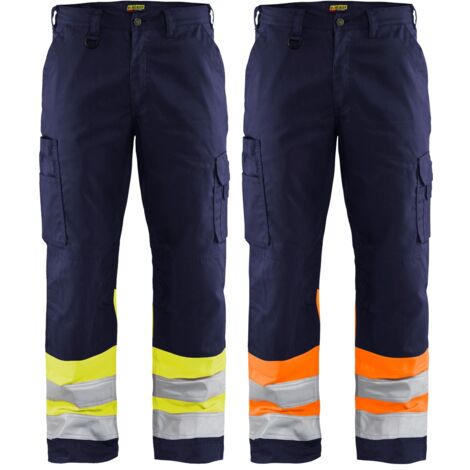 Pantalon de travail haute visibilité Blaklader 1564 - 50 (EU) - Amarillo