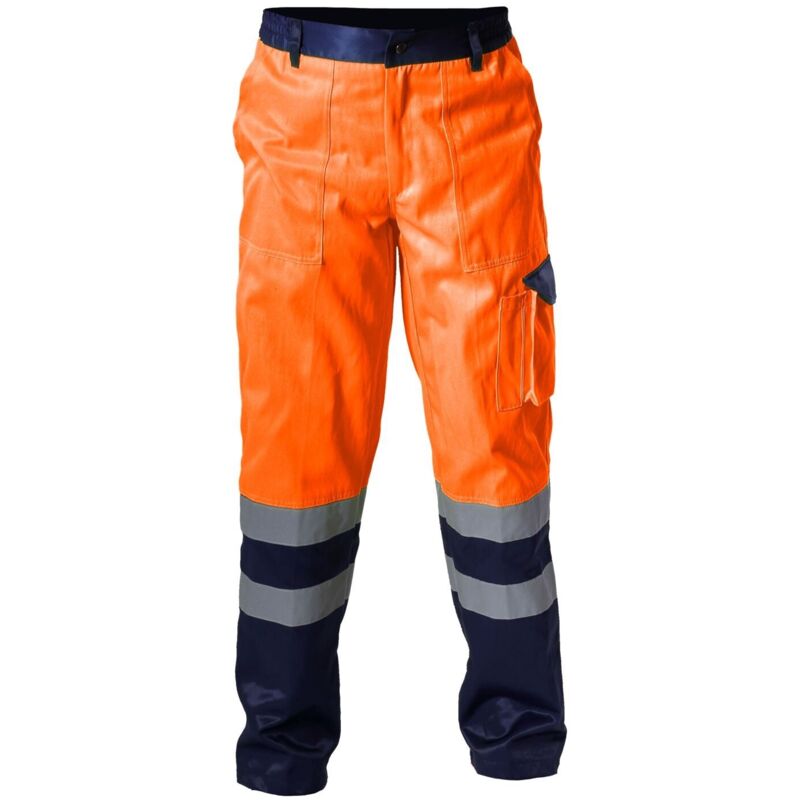 Jardibricodeco - Pantalon De Travail Haute Visibilité Orange, \\\'m\\\', Ce, Lahti