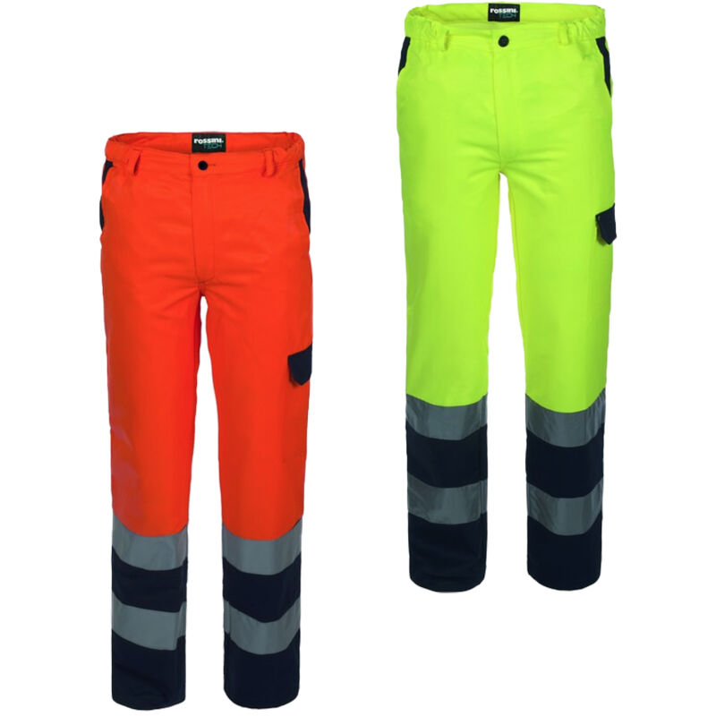 Rossini Illuminazione - Pantalon de travail haute visibilité Rossini Bicolore Hi-Vis - l - Orange Rossini Illuminazione - Pantalon de travail haute visibilité Rossini Bicolore Hi-Vis - l - Orange
