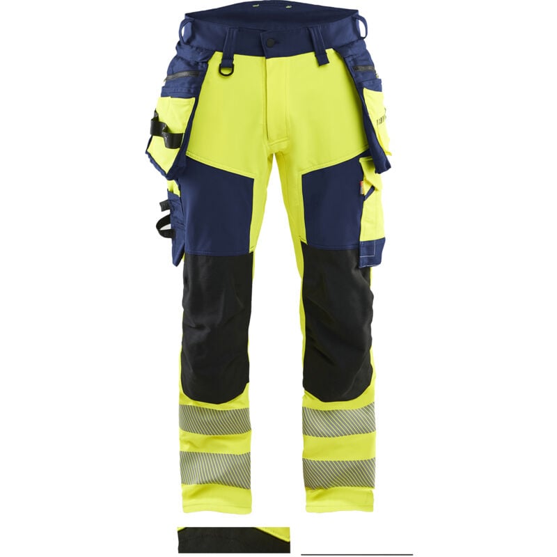 Pantalon de travail haute visibilité stretch 4D 1122 - Jaune/Marine m - FR(44) - SE(C50) - Standards