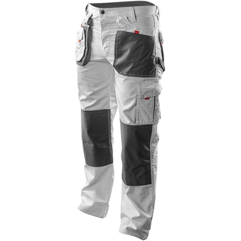 Pantalon de travail, blanc, taille L/52