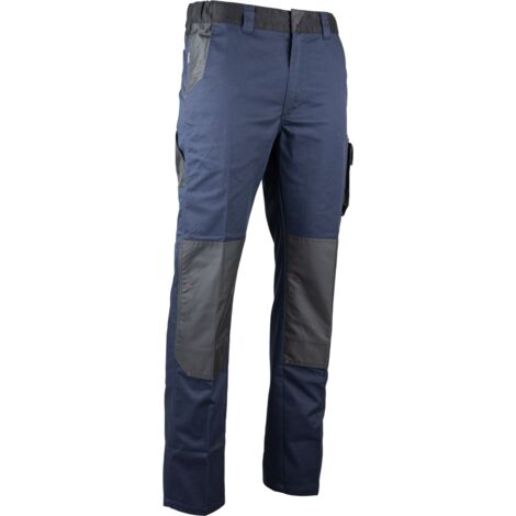 Pantalon de travail bicolore avec poches genouillères BRIQUET - Main Image