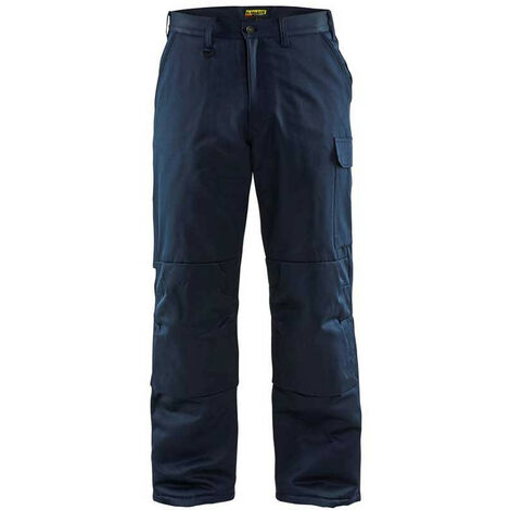 Pantalon de travail hiver BLAKLADER 1800 - Bleu foncé - 44 - Jambes courtes