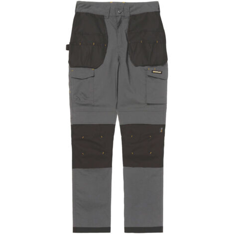 Pantalon De Travail Holster Slim – Caterpillar Nexus Holster Gris – Stretch Renforcé – Genoux Renforcés – Multi-Poches - 40