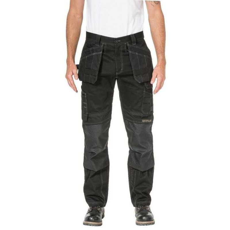 Pantalon de travail homme Floor Layer Caterpillar 1810039 - Noir - 44 - Jambes standards - Noir