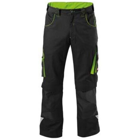 Pantalon de travail Homme FORTIS 24, Black/lime green,Taille 56