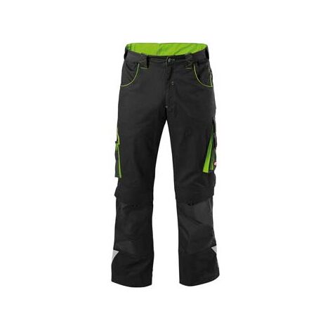 Pantalon de travail Homme FORTIS 24, Black/lime green,Taille 62