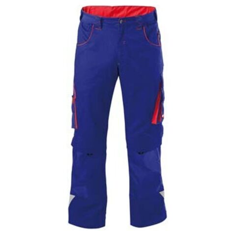 Pantalon de travail Homme FORTIS 24, Blue/red,Gr.90