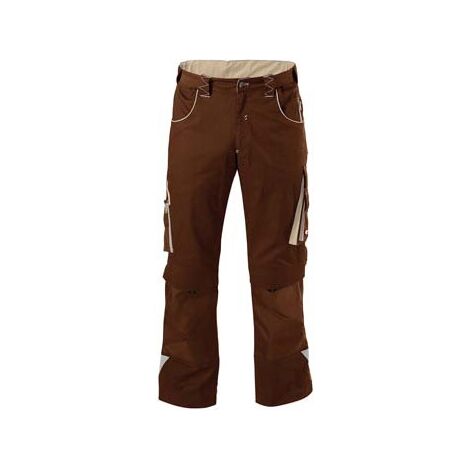 Pantalon de travail Homme FORTIS 24, Brown/beige,Gr.98