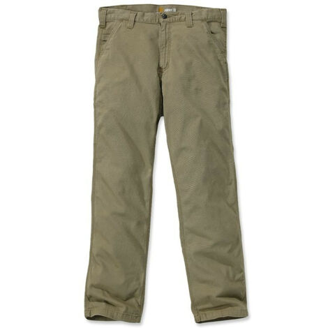 Pantalon de travail homme Rigby Dungaree CARHARTT 102291 - Beige - 42 - Jambes standards
