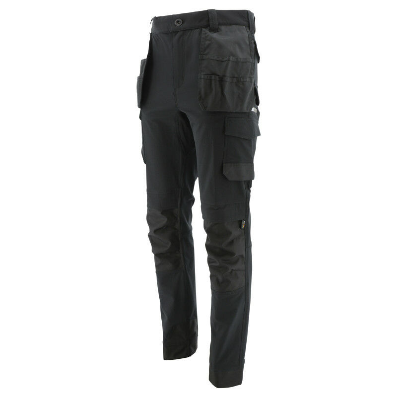 pantalon de travail homme stretch technique caterpillar 1810102 - noir - 40 - jambes standards - noir