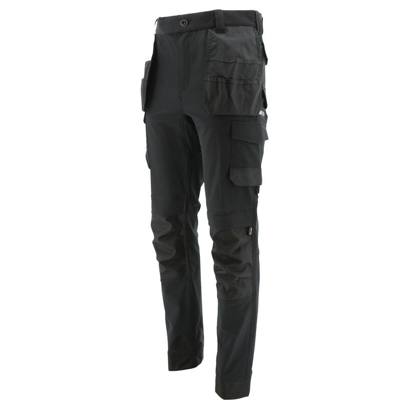 Pantalon de travail homme Stretch Technique Caterpillar 1810102 - Déstockage - Noir - 40 - Jambes standards