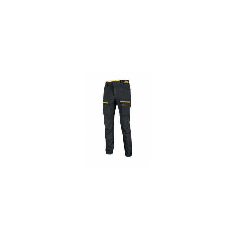 U-power - Pantalon de travail horizon Black Carbon - FU267BC - Upower - taille l