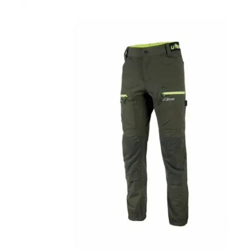 U-power - Pantalons de travail Horizon U-4 stretch - l - Dunkelgrüne