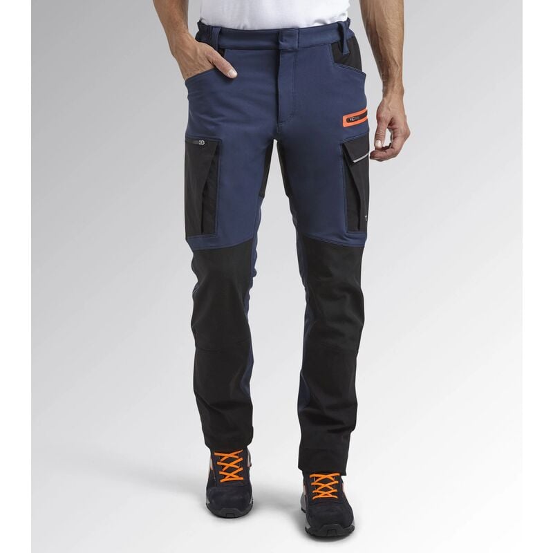 Pantalon de travail multi-matières hybrid cargo - Noir/Bleu nuit m - fr (40/42)