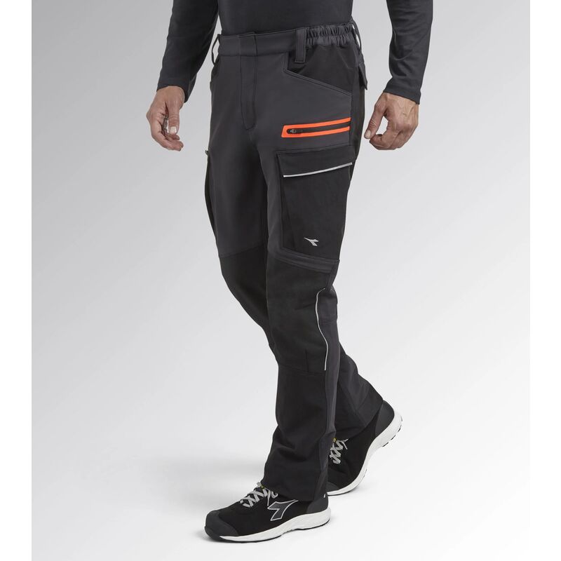 Pantalon de travail multi-matières hybrid cargo - Noir/Gris l - fr (44/46)