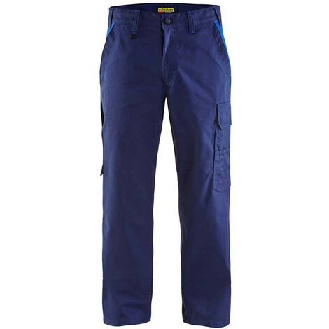Pantalon de travail industrie coton BLAKLADER 1404 - Bleu foncé - 40 - Jambes standards