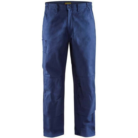 Pantalon de travail industrie poches genouillères BLAKLADER 1726 - Bleu foncé - 54 - Jambes courtes