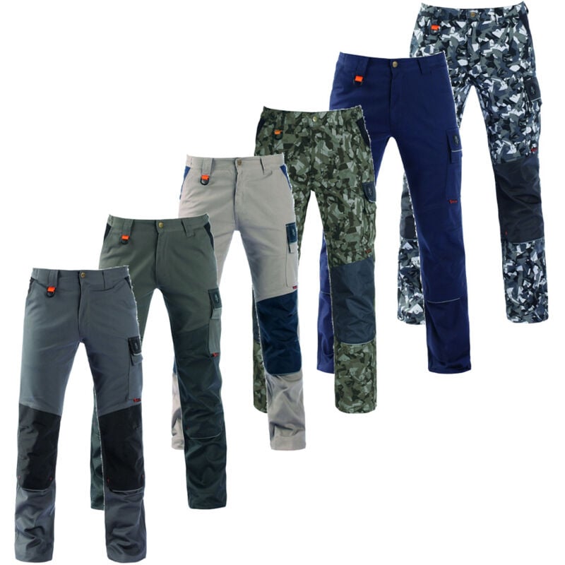 Pantalon de travail ténéré pro gris-noir Kapriol Taille: l