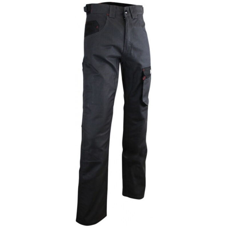 LMA - Pantalon Ciment 300gr Sans poche genoux Gris nuit / Noir - T.36 - 1266 T36