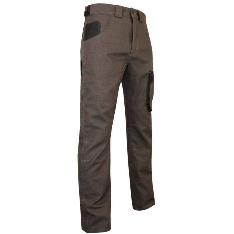 Pantalon de paysagiste LMA TERREAU Taupe / Noir 54