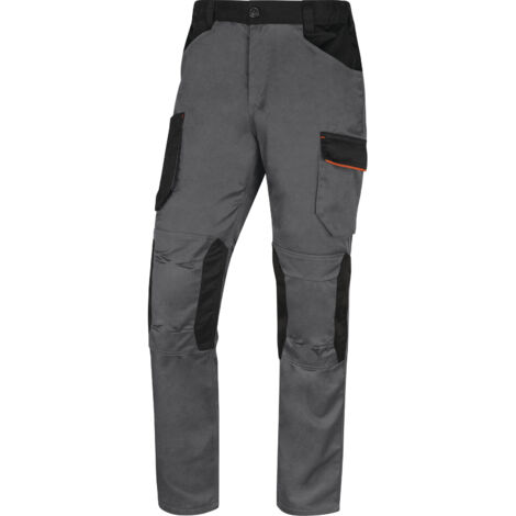 PANTALON DE TRAVAIL MACH 2 GRIS, ORANGE EN POLYESTER / COTON - DOUBLURE FLANELLE - DELTA PLUS - M2PW3GO   34/36 (S)