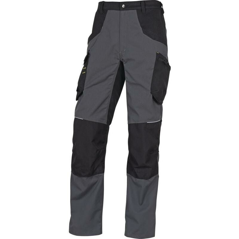 Delta Plus - pantalon de travail mach spirit 60% coton / 40% polyester 270 G/M² gris-noir -M5PA2GN0 34/36 (s) - Beige/Noir