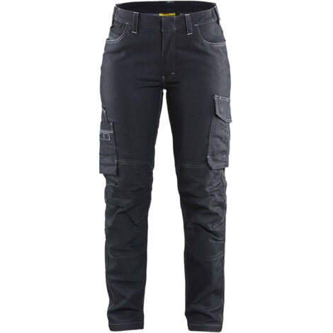 Pantalon de travail maintenance stretch 2D femme Marine 2XL - FR(52) - SE(C50) - Courtes